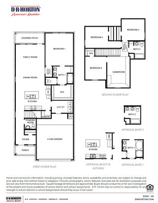 New construction  house 4038 Bronco Station Ln, League City, TX 77511 plan HANNA - image