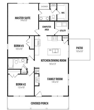 New construction Single-Family house 332 Longbow Drive, Middlesex, NC 27557 - photo