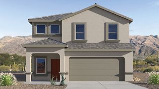 New construction Single-Family house 10023 N Cascalote Ln, Marana, AZ 85653 plan Madison - image