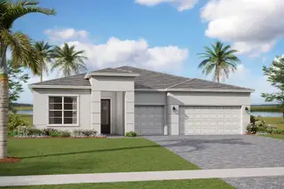 New construction Single-Family house 11961 Sw Pantone St, Port St. Lucie, FL 34987 plan Harbor - image