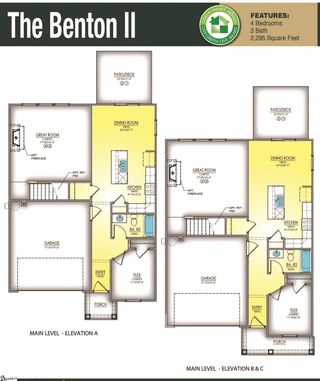New construction Single-Family house 393 E Pyrenees Dr, Wellford, SC 29385 plan Benton II - image