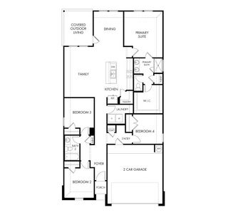 New construction house 104 Hemp Hl, Jarrell, TX 76537 plan The Callaghan (830) - image
