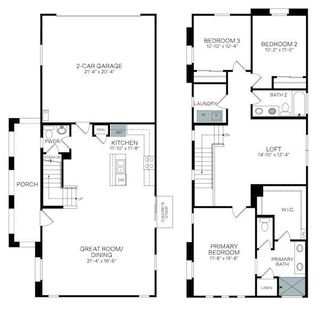 New construction Single-Family house 43234 N Hinoki, Queen Creek, AZ 85140 plan Townlet (Loop) - image