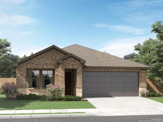 New construction Single-Family house 6311 Comanche Coyote, San Antonio, TX 78233 plan Hughes (841) - image