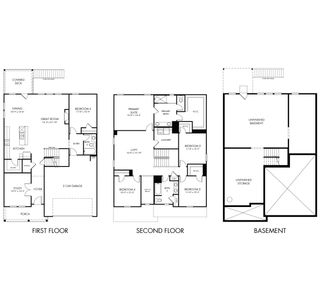 New construction Single-Family house 958 Brookshade Trl, Lawrenceville, GA 30045 plan Johnson Basement - image