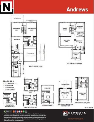 New construction Single-Family house 480 Harvest Moon Dr, Katy, TX 77493 plan Andrews - image