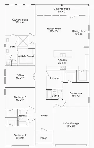 New construction Single-Family house 26795 Frontier Trace Dr, Montgomery, TX 77316 plan Melrose II - image