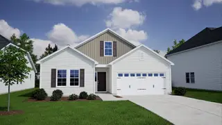 New construction Single-Family house 821 School Field Dr, Sneads Ferry, NC 28460 plan Durham - image