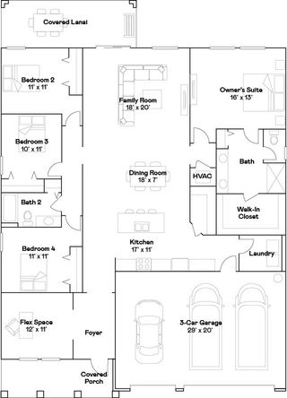 New construction house 11817 Blue Diamond Trl, Parrish, FL 34219 plan Lincoln - image