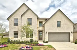 New construction Single-Family house 129 Cloverton Cres, Hutto, TX 78634 plan The Collins - image
