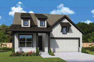 New construction Single-Family house 2399 Verano St, Todd Mission, TX 77363 plan The Columbus - image