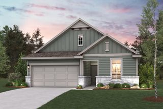 New construction Single-Family house 3104 Canyon River Ln, Georgetown, TX 78628 plan Pinion - image