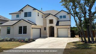 New construction house 1824 Crooked Creek St, Leander, TX 78641 plan The Pollock - image