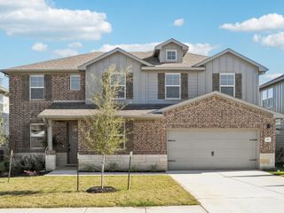 New construction Single-Family house 116 Divisadero Dr, Hutto, TX 78634 plan The Frontier (560) - image
