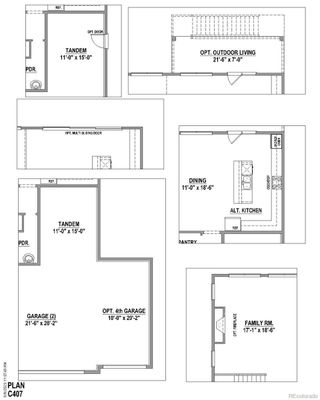 New construction Single-Family house 8335 Jesse Evans Dr, Colorado Springs, CO 80908 plan Plan C407 - image