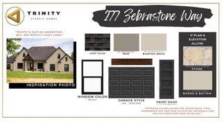 New construction Single-Family house 277 Zebrastone Wy, Poolville, TX 76487 plan Courtland Drive - image