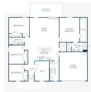 New construction Single-Family house 4325 Regina St, Hastings, FL 32145 plan The Harmony - image