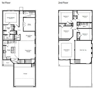 New construction Single-Family house 5715 Carrier Rdg, San Antonio, TX 78253 plan Mansfield - image