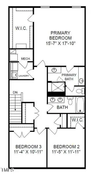 New construction Condo house 1242 Coach Station Aly, Unit 201, Raleigh, NC 27601 plan The Julianne - image