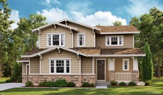 New construction Single-Family house 3350 Snowy Owl Lane, Brighton, CO 80601 Coral- photo