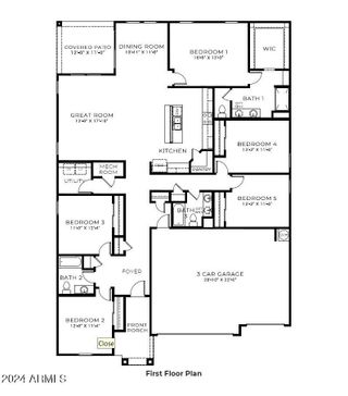 New construction  house 12473 E Bahia Ct, Florence, AZ 85132 plan Jerome - image