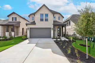 New construction Single-Family house 357 Blue Summit Bnd, Liberty Hill, TX 78642 plan Livingston - image