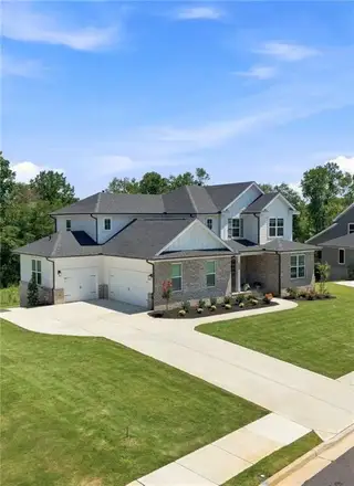 New construction house 6715 Settingdown Creek Dr, Dawsonville, GA 30534 plan Hemlock - image