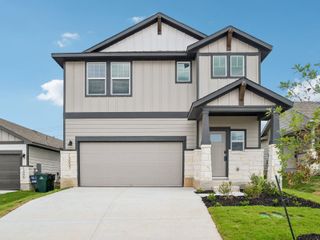New construction Single-Family house 13007 Cerulean Spring Dr, Buda, TX 78610 plan The Lassen (370) - image