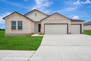 New construction Single-Family house 17442 Buffalo Grass Ln, Elmendorf, TX 78112 plan Ellsworth - image