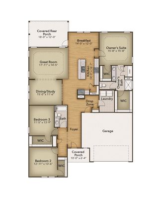 New construction Single-Family house 941 Rugby Ct, Myrtle Beach, SC 29579 plan The Seashore - image