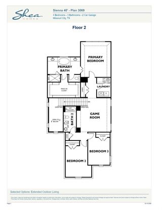 New construction Single-Family house 4042 Colony Ln, Missouri City, TX 77459 plan 3069 Elevation B - image