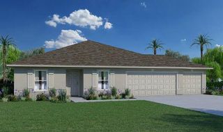 New construction Single-Family house 497 Se Evergreen Ter, Port St. Lucie, FL 34983 plan Sylvester - image