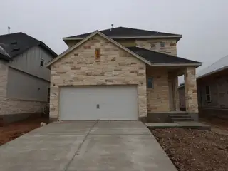 New construction Single-Family house 178 Grayson Elm Pass, Dripping Springs, TX 78620 plan Baltimore - Central Series - image