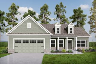 New construction Single-Family house 116 Harmony Farms Orch, Eatonton, GA 31024 plan (GA)Ava A.1 2 Front Entry - image