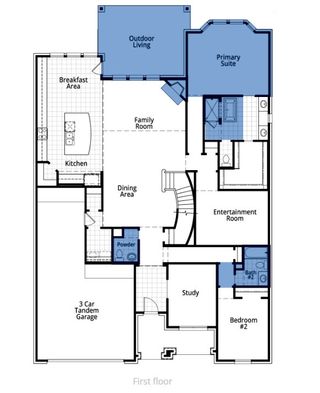 New construction  house 16813 Purpurea Rd, Dish, TX 76247 plan Sheffield Plan - image