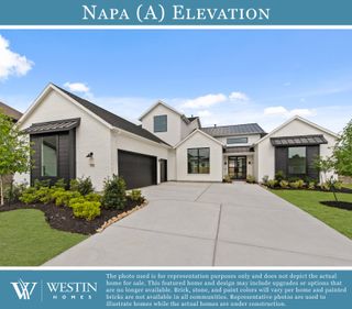 New construction Single-Family house 15133 Parasol Pl, Conroe, TX 77302 plan The Napa - image