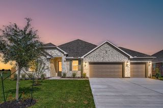 New construction Single-Family house 12019 Old Fashion Cir, Mont Belvieu, TX 77535 plan Aegean - image
