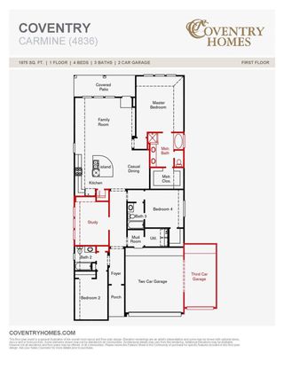 New construction  house 42609 Reminiscent Ln, Magnolia, TX 77354 plan Carmine - image