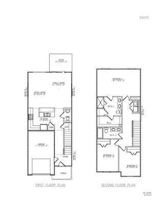New construction Townhouse house 105 Cypress Hollow Wy, Santee, SC 29142 plan DAVIS - image