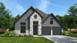New construction house 20150 Sunset Serenade Trl, Cypress, TX 77433 plan 2357W - image