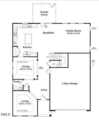 New construction house 392 Peach Grove Wy, Lillington, NC 27546 plan Drayton - image