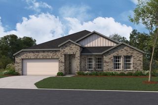 New construction Single-Family house 13713 Warnock Trl, Manor, TX 78653 plan Hawkins - Smart Series - image
