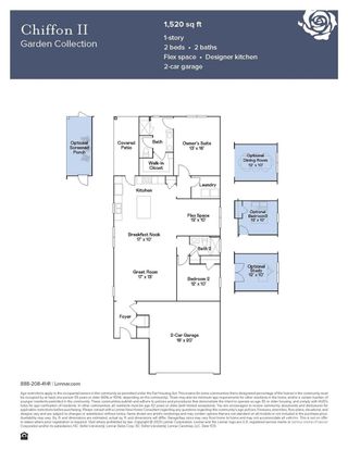 New construction  house 8477 Norman Forest Rd, Lancaster, SC 29720 plan Chiffon II - image