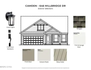 New construction Single-Family house 646 Millbridge Dr, Panama City Beach, FL 32413 plan Camden - image