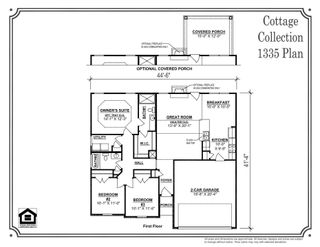 New construction Single-Family house 127 Millet St, Shelbyville, TN 37160 plan 1335 Elevation ABC - image