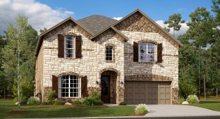 New construction Single-Family house 9324 Meadowfield Rd, Fort Worth, TX 76179 plan Sunstone w/Media 3-Car Garage - image