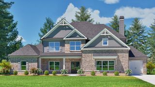 New construction Single-Family house 305 Shepherds Trce, Oxford, GA 30054 plan (GA) Woodmont B.3 3 Side Entry - image