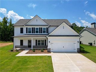 New construction Single-Family house 148 Harmony Farms Orch, Eatonton, GA 31024 plan (GA)Hayden A.1 2 Front Entry - image