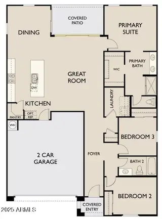 New construction Single-Family house 9541 W Tamarisk Ave, Tolleson, AZ 85353 plan Violet - image