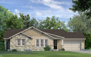 New construction house 132 Antoinette Wy, San Marcos, TX 78666 plan Burke - image